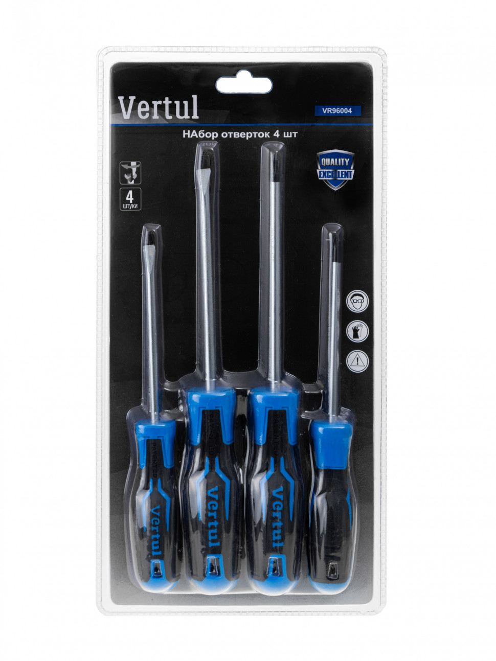 Набор отверток 4 шт Vertul VR96004