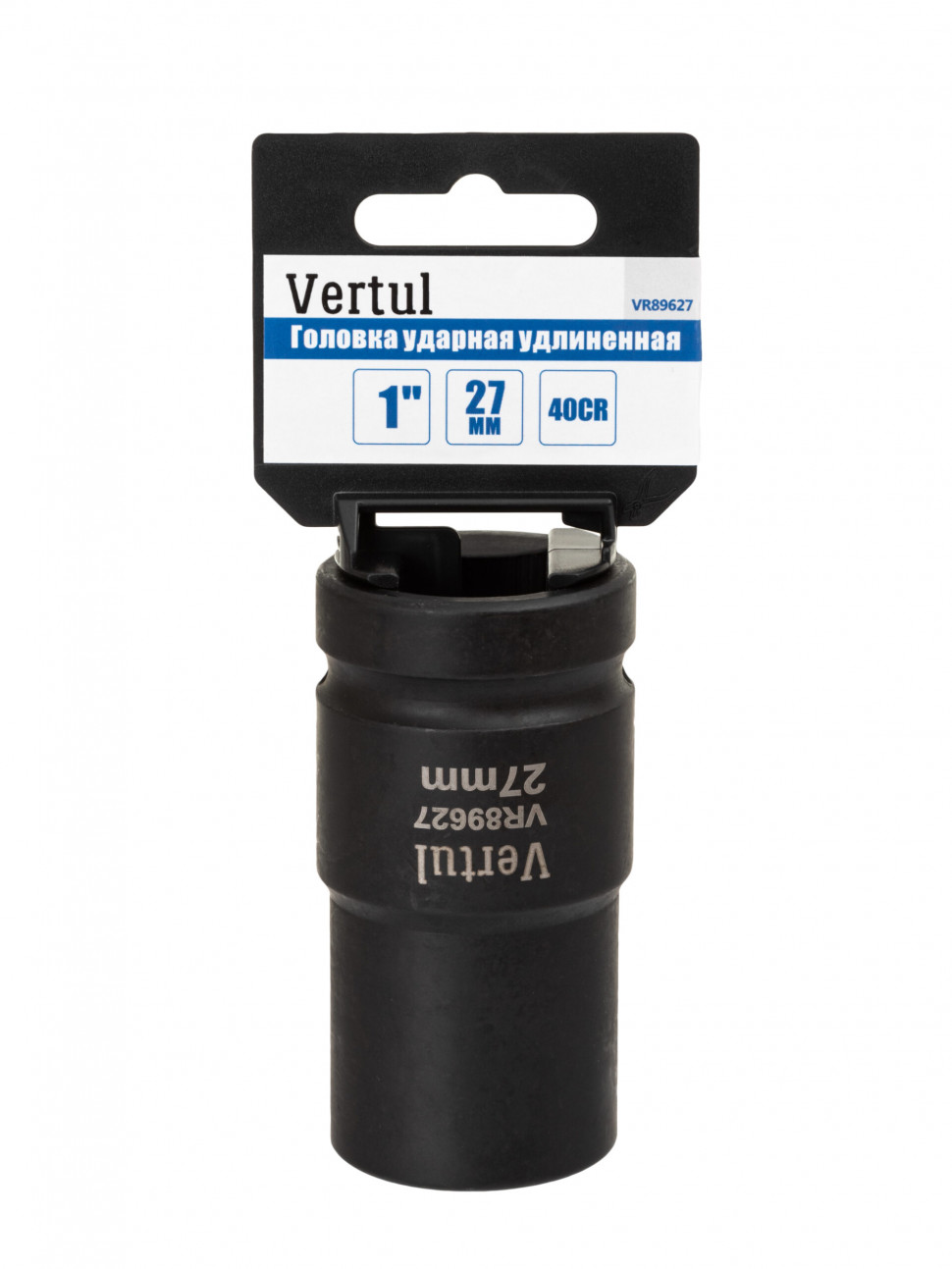 Головка ударная 1″ удлиненная 27 мм. VR89627