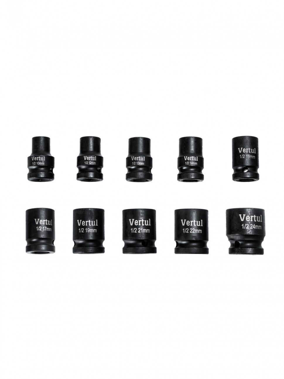Набор ударных головок 1/2″ 10 пр. 10-24 мм VR83010